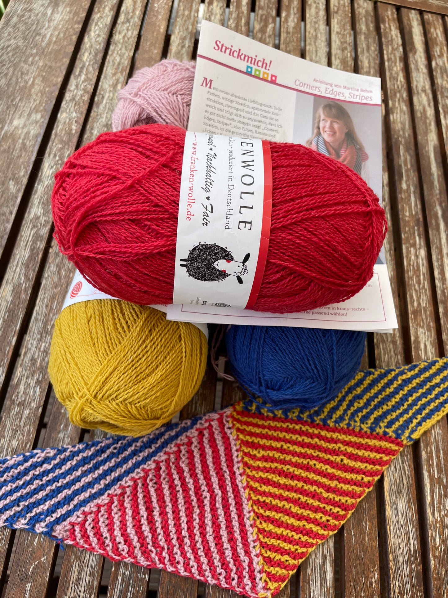 Strickpaket "Corner, Edges & Stripes" nach Martina Behm