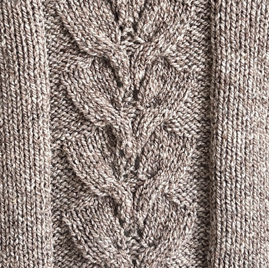 STRICKPAKET STEHKRAGENPULLOVER MIT AJOUREINSATZ