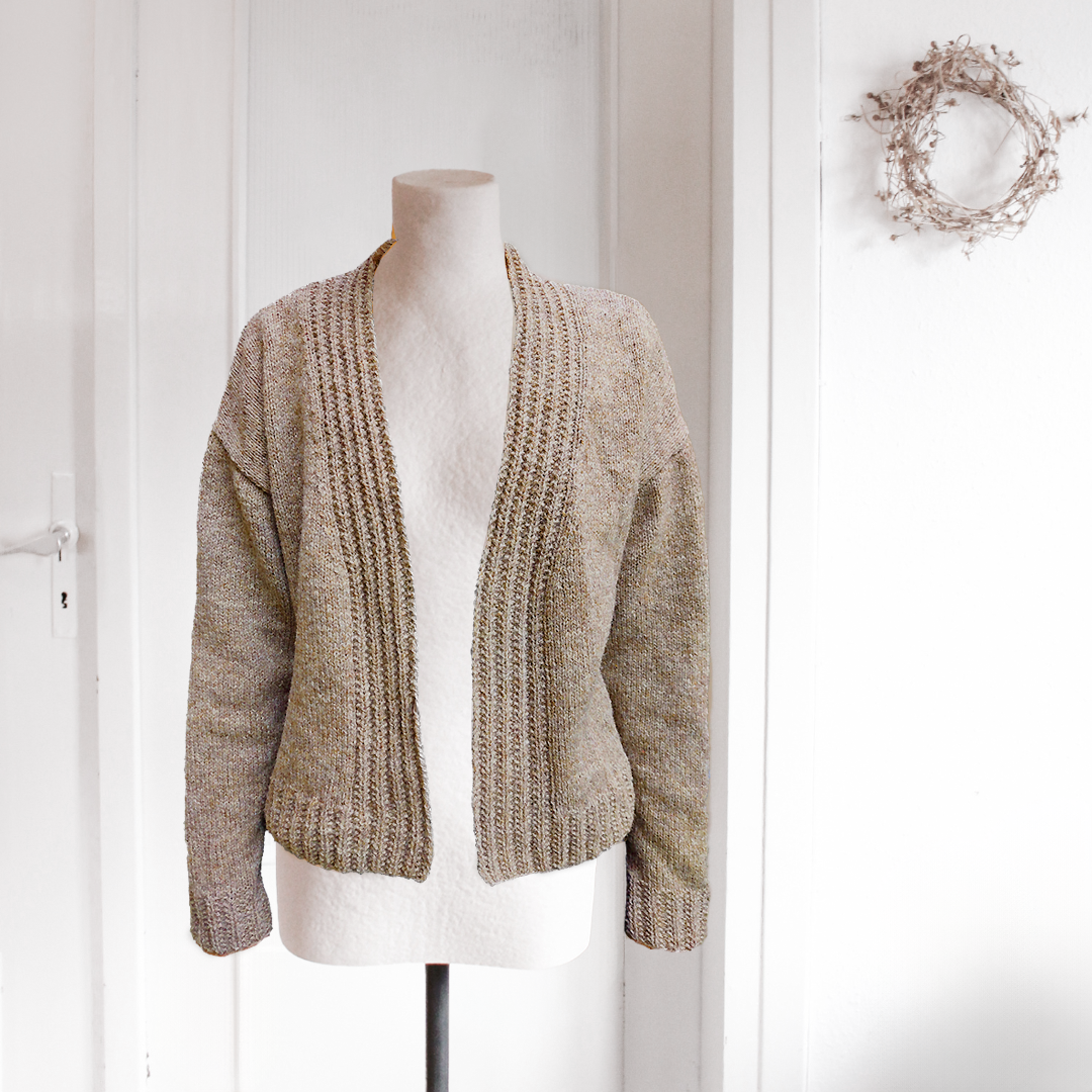 Strickanleitung M001 "Offene Jacke" Design FRANKENWOLLE DIGITAL