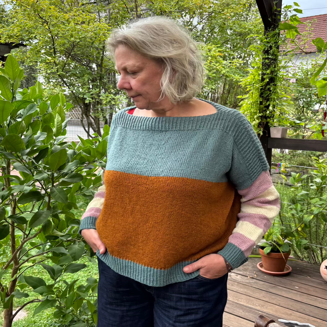 Strickpaket "Peach Fuzz" nach Melanie Berg
