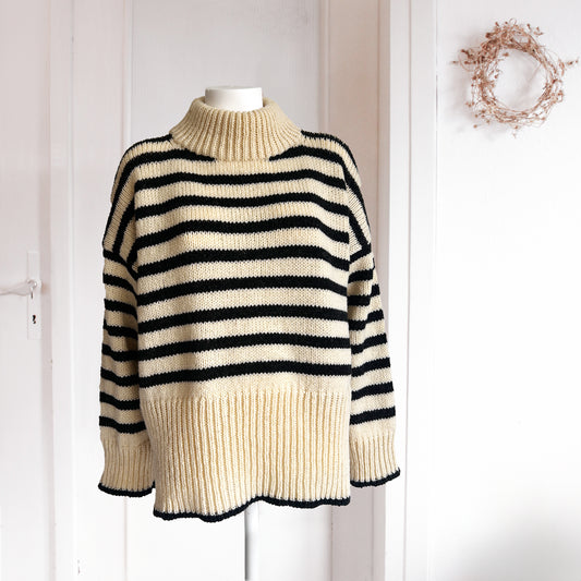 STRICKPAKET STREIFENPULLOVER